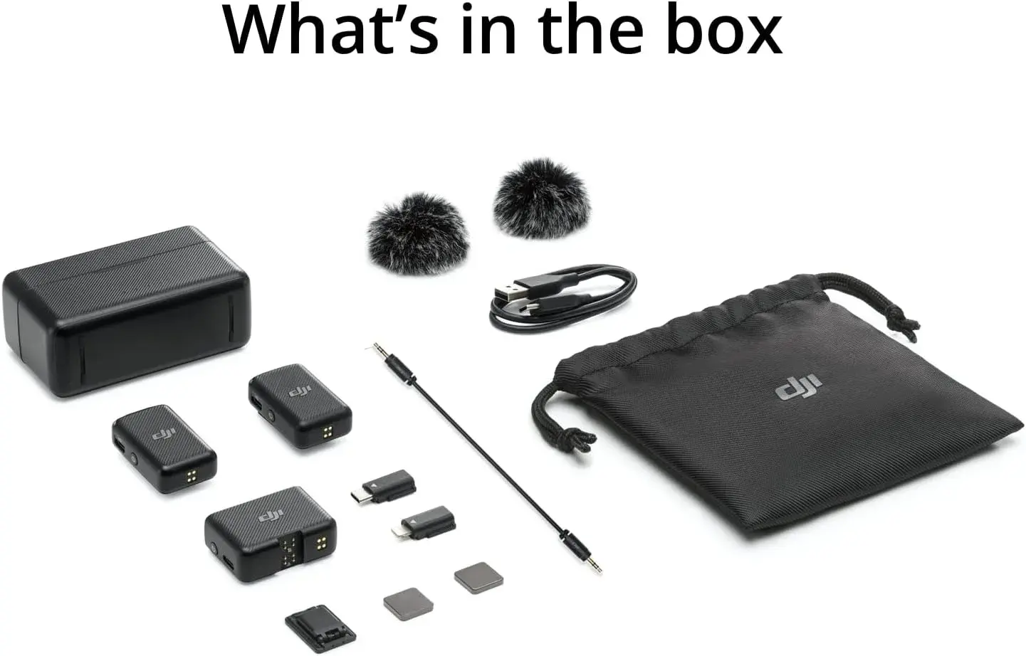 DJI Mic Mini (2 TX + 1 RX) Wireless Microphone | citygadgetskenya.co.ke