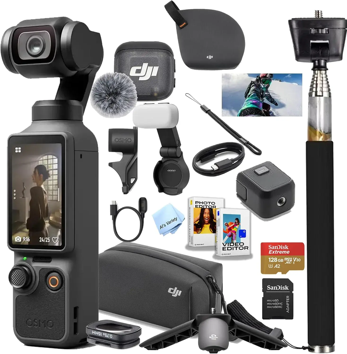 DJI Osmo Pocket 4 Combo 4K/240fps Vlogging Camera | citygadgetskenya.co.ke