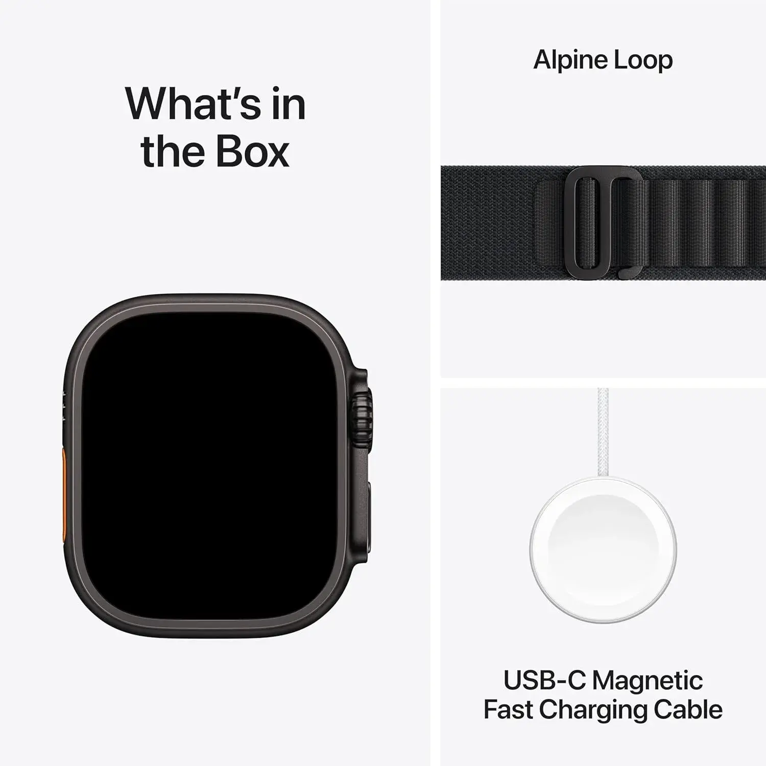Apple Watch Ultra 3 49mm Black Titanium – Black Alpine Loop – Brand New