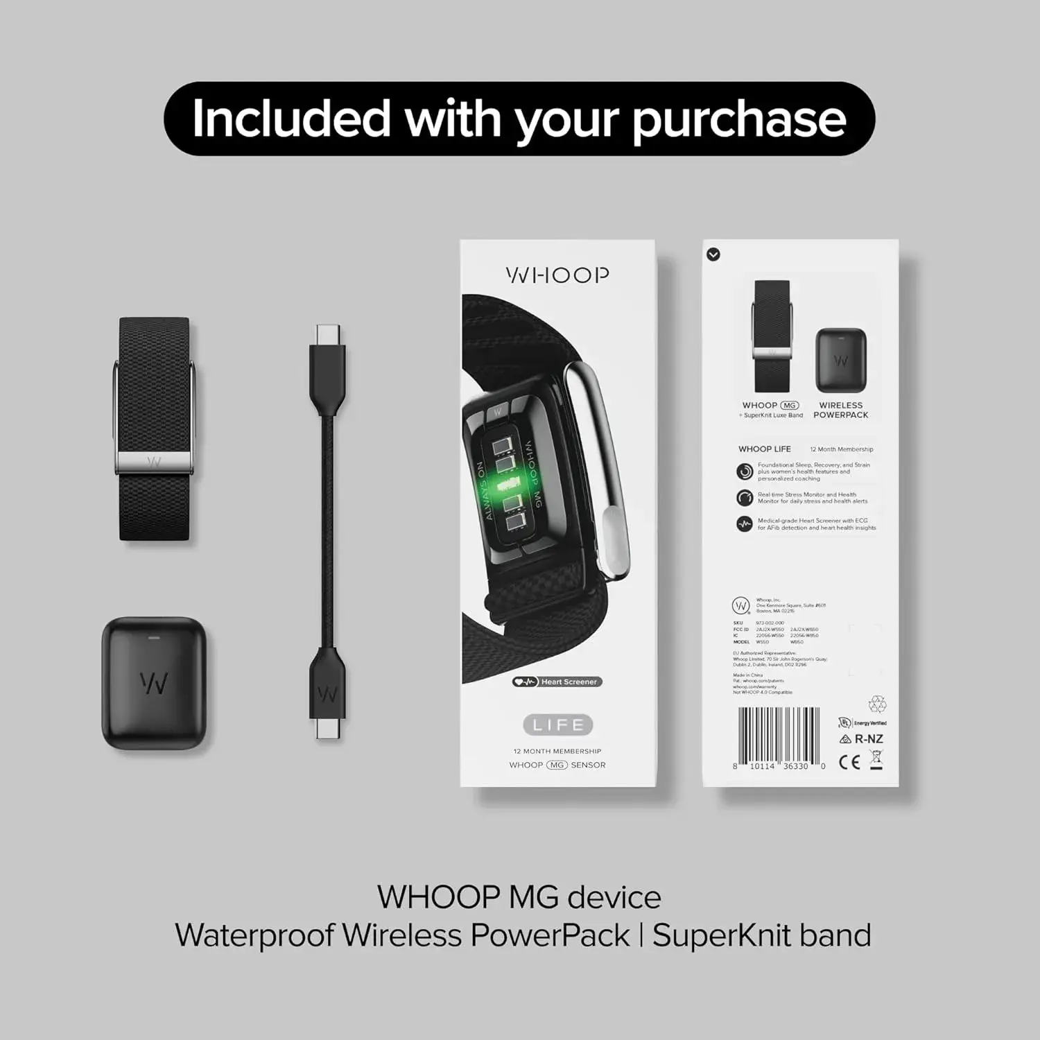 Whoop Life Band 5.0 MG Sensor – Brand New | City Gadgets Kenya