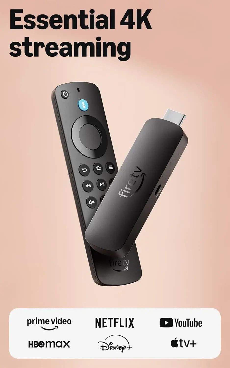 Amazon Fire TV Stick 4K – Ultra HD Streaming Device with Dolby Vision