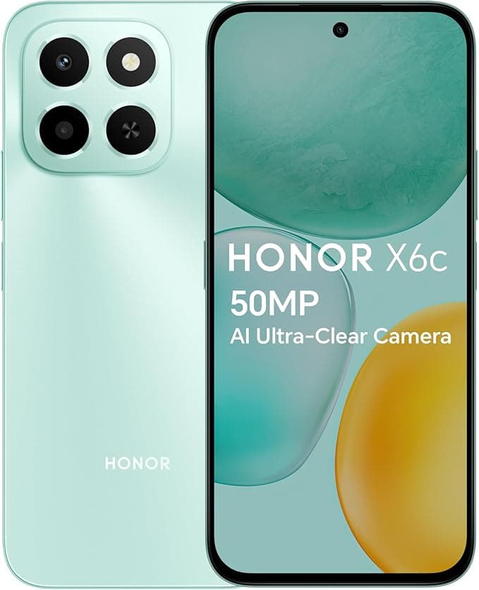 Honor X6c 6/256GB (Midnight Black, Ocean Cyan) – Brand New | City Gadgets Kenya