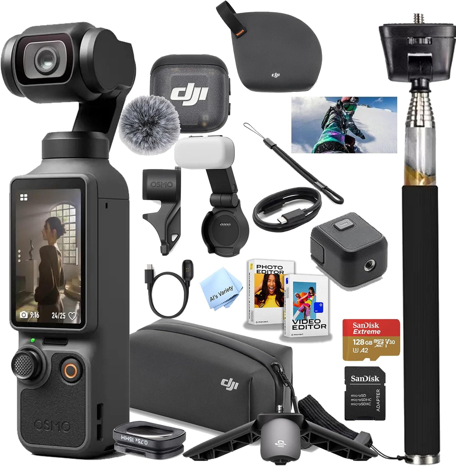 DJI Osmo Pocket 4 Combo 4K/240fps Vlogging Camera | citygadgetskenya.co.ke