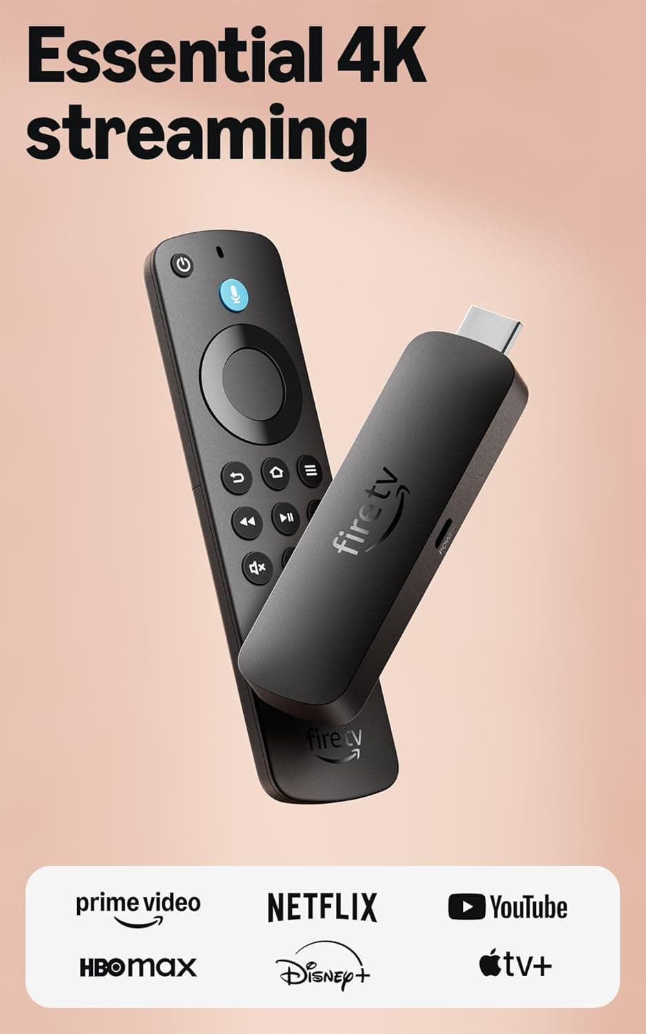 Amazon Fire TV Stick 4K – Ultra HD Streaming Device with Dolby Vision