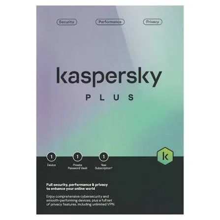 Kaspersky Plus 1 Device Antivirus, VPN and Password Manager in Kenya | City Gadgets Kenya